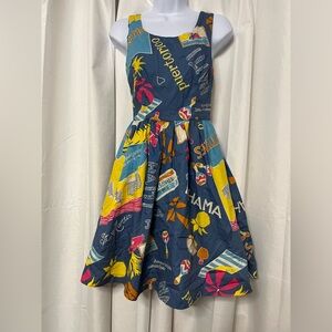 ModCloth Women’s Caribbean Travel Optimistic Effect Dress Size XS NWOT